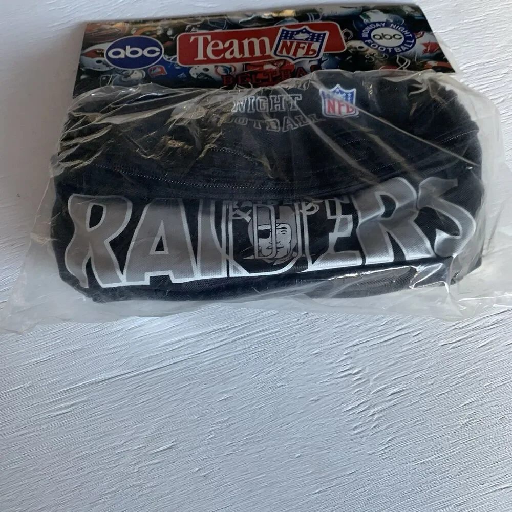 Vintage New Monday Night NFL Raiders Team Logo Travel Pack Fanny Pack